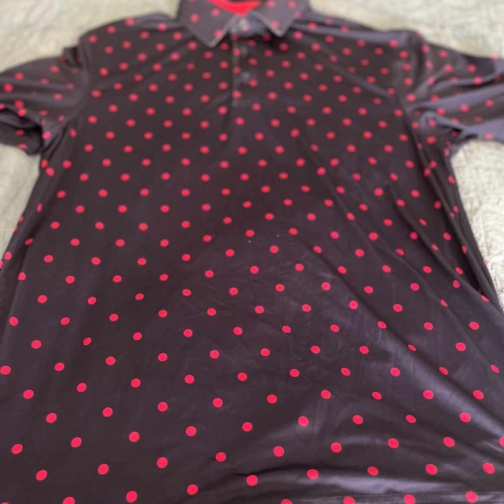 Royal and Awesome Men’s Performance golf polo size large